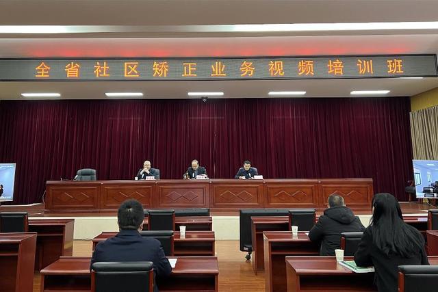 陝西省司法廳舉辦全省社區(qū)矯正業務視(shì)頻培訓班